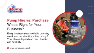 pump suppliers