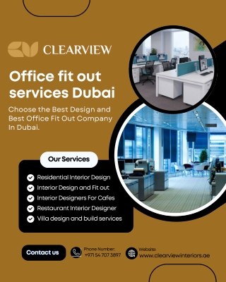 Office fit out services Dubai