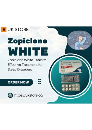 Zopiclone Tablets White 7.5mg Online Fast UK Delivery