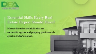 Essential Skills Every Real Estate Expert Should Have