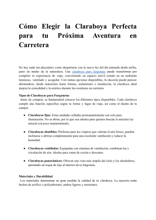 Cómo Elegir la Claraboya Perfecta para tu Próxima Aventura en Carretera.docx