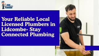 Licensed Plumbers in Lidcombe | Stay Connected Plumbing