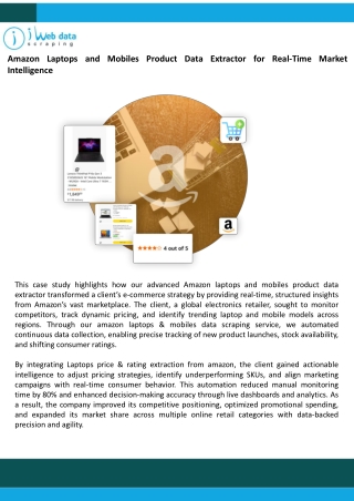 Amazon laptops and mobiles product data extractor