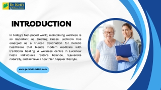 Why Choose a Wellness Centre in Lucknow?