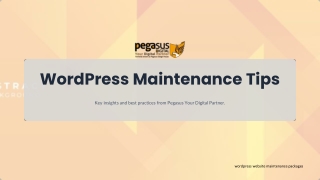 WordPress Maintenance Tips