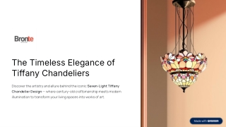 Seven-Light Tiffany Chandelier Design