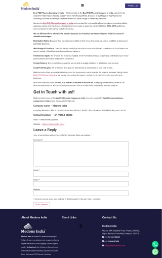 Best PCD Pharma Company In India