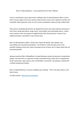 Noor Us Saba Residency PDF Submission