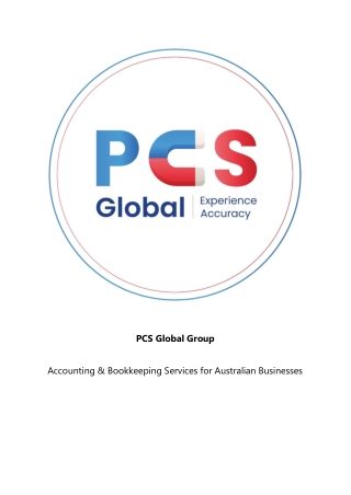 Reliable Bookkeeping for Australia