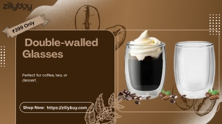 Double-walled Glasses | Transparent Insulated Coffee Mugs