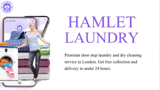 Premium door step laundry and dry cleaning service in London