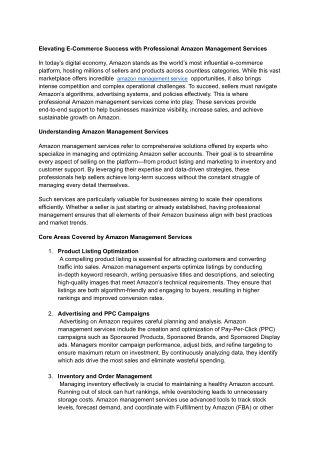 amazon management service 2