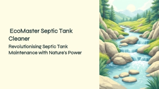 EcoMaster Septic Tank Cleaner – Advanced Bio-Enzyme Formula
