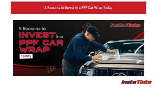 5 Reasons to Invest in a PPF Car Wrap Today