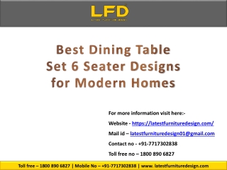 Dining Table Set 6 Seater