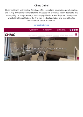 Chmc Dubai