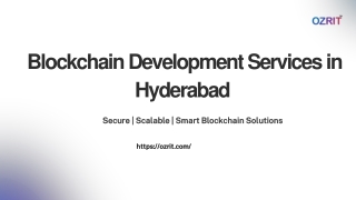 Blockchain Development Services in Hyderabad