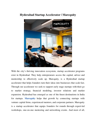 Hyderabad Startup Accelerator