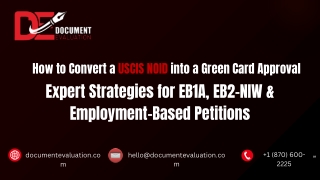 Turning a USCIS NOID into a Green Card Approval: Proven Strategies for Success