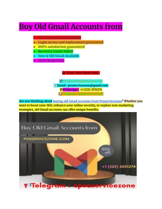 Buy Old Gmail Accounts from (2)
