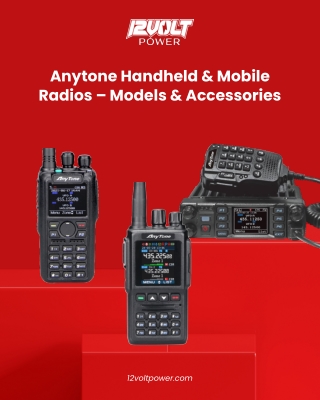 Anytone Handheld & Mobile Radios – Models & Accessories
