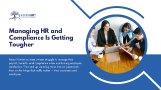 Managing HR and Compliance Is Getting Tougher