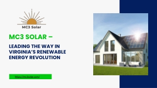 MC3 Solar – Leading the Way in Virginia’s Renewable Energy Revolution