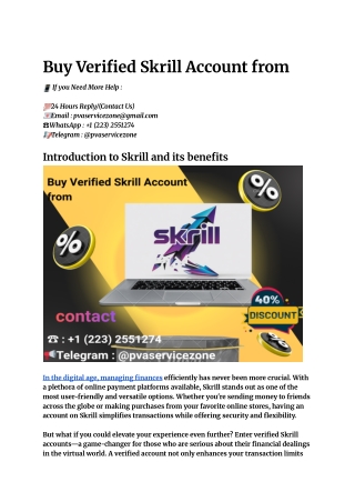 Buy Verified Skrill Account from (1)
