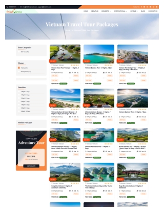 Vietnam Travel Tour Packages | Felix Feria Travels
