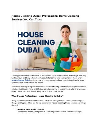 House Cleaning Dubai_ Professional Home Cleaning Services You Can Trust