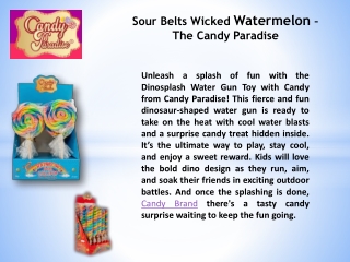 Sour Belts Wicked Watermelon – The Candy Paradise