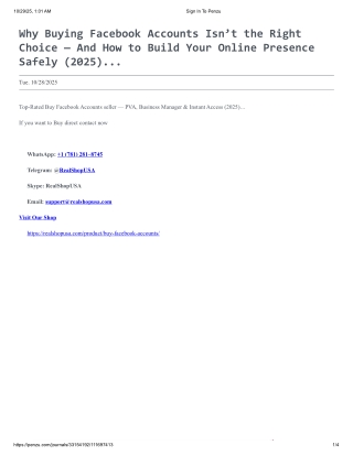 How to Use an Old Facebook Account Safely and Effectively (2026 Guide)