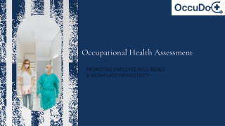 Occupational Health Assessment