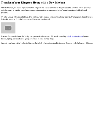 Luxury Kitchens Kingston