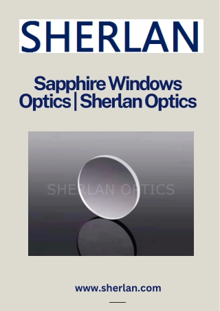 Sapphire Windows Optics - Sherlan Optics