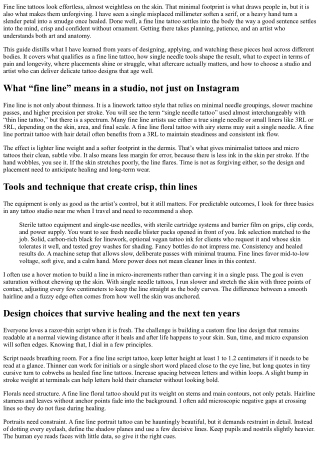 Are there fine line tattoo artists who do micro tattoos at affordable prices?