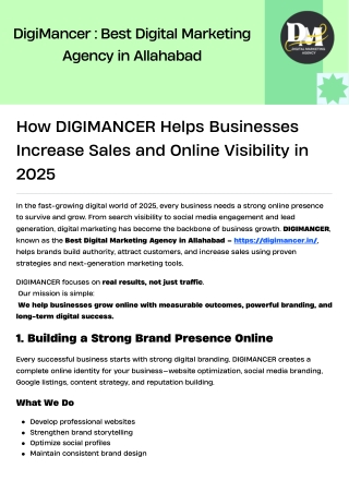DigiMancer :Best Digital Marketing Agency in Allahabad