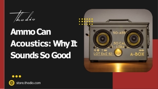 Ammo Can Acoustics Why It Sounds So Good