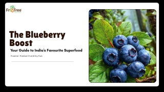 Fresh, Premium Blueberries: Nutrition, Benefits & Smart Ways to Enjoy Them