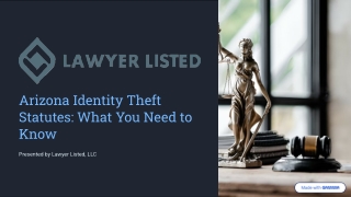 Arizona Identity Theft Statute