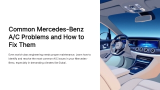Common-Mercedes-Benz-AC-Problems-and-How-to-Fix-Them