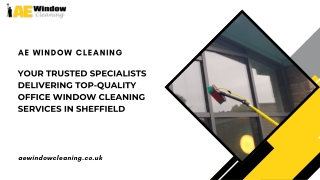 Your trusted specialists delivering top-quality office window cleaning services in Sheffield