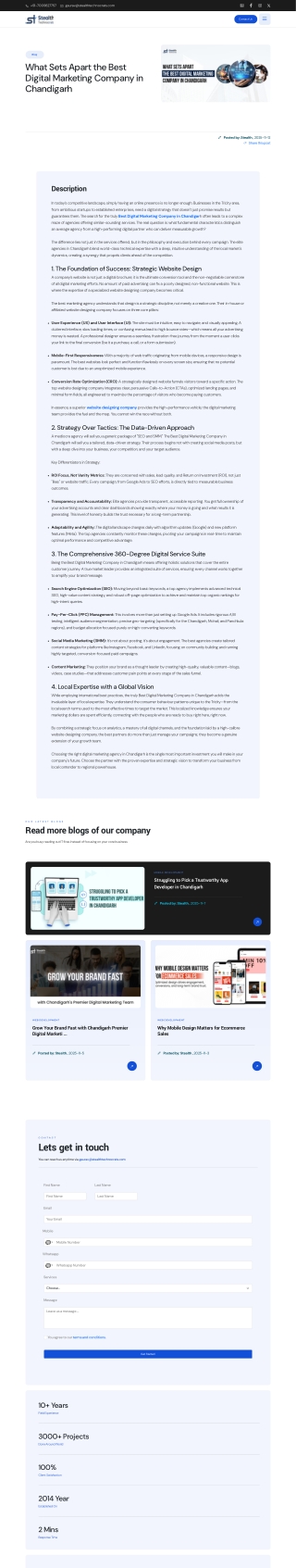 What Sets Apart the Best Digital Marketing Company in Chandigarh