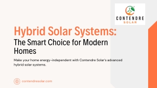 Hybrid Solar Systems: The Smart Choice for Modern Homes