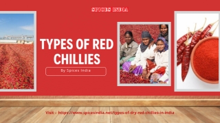 Types of Red Chillies