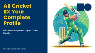 All Cricket ID - Trusted India's #1 Cricket Betting ID Provider