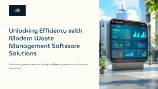 Unlocking Efficiency with Modern Waste Management Software Solutions