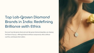 India’s top Lab-grown Diamond Jewellery Brands