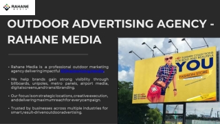 ooh advertising in India- Rahane Media
