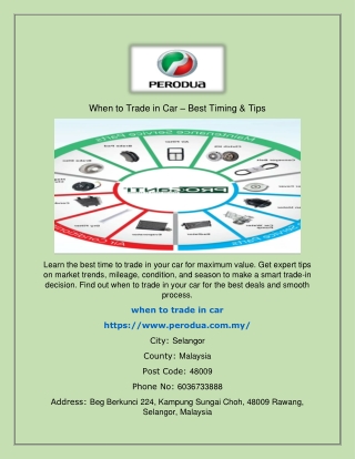 When to Trade in Car – Best Timing & Tips